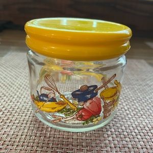 Fall Farm Sealed Glass Decorative Jar